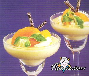 Mousse de duraznos