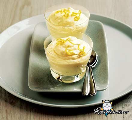 Mousse de limón y yogur