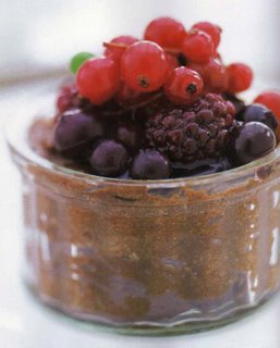 Mousse de Chocolate con Bayas