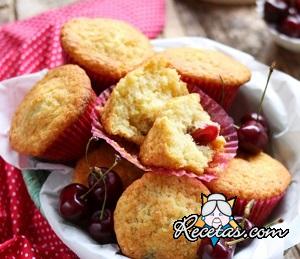 Muffins de cereza