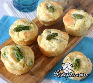 Muffins de espárragos