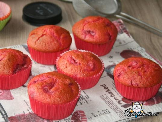 Muffins de fresas