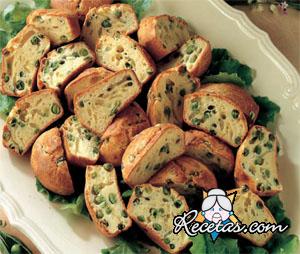 Muffins de guisantes
