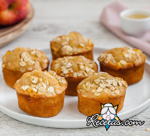 Muffins de manzana y nuez