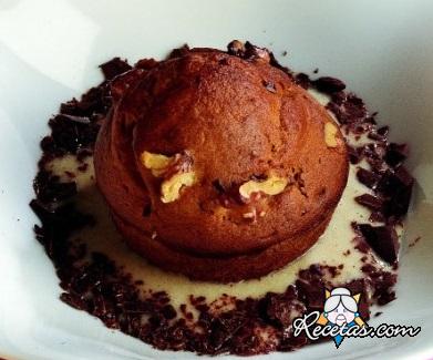 Muffins de plátano, nueces y chocolate