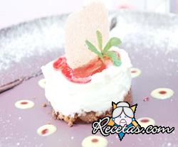 Mousse de limón mentolado