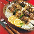 Brochettes de cordero