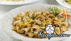 Agnolotti con roquefort especial