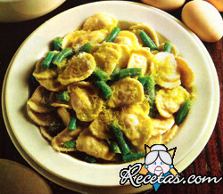 Agnolotti con chaucha