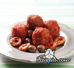 Albóndigas con aceitunas