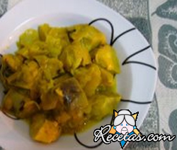 Alcachofas con verdura