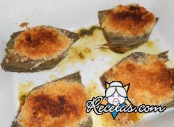 Alcachofas gratinadas