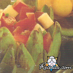 Alcauciles rellenos (fríos)