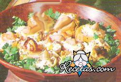 Alcauciles con arroz