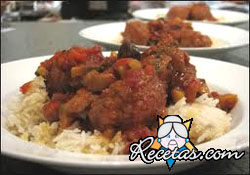 Albóndigas con arroz