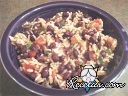 Arroz con frijoles