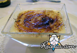 Arroz con leche tostado