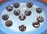 Bombones de crema de chocolate