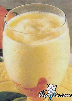 Batido de naranja y vainilla helada