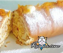 Brazo con crema de naranja