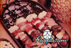 Brochetas agridulces