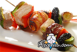 Brocheta de ternera