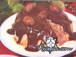 Budín de castañas