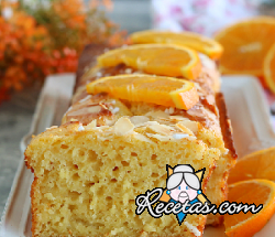 Budín de naranja y almendras