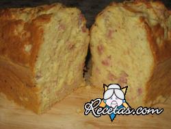 Cake de jamón y queso