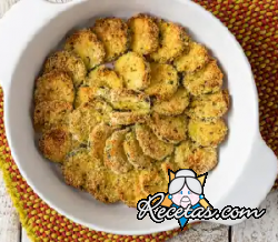 Calabacines al horno con panko