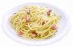 Pastas con salsa carbonara