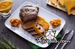 Carne estofada con calabaza