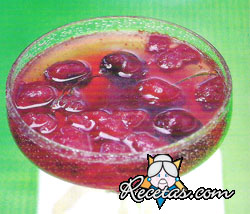 Cerezas frozen y espumante