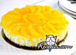 Cheesecake de chocolate y naranja