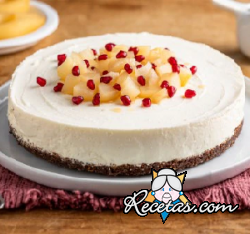 Cheesecake de peras