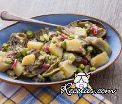 Guisado de verduras: ciaudedda