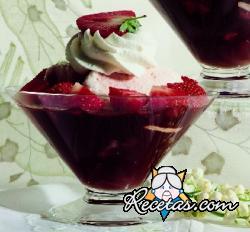 Copas de fresas