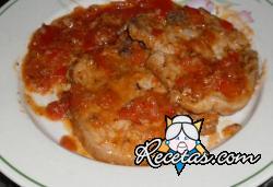 Costillas de cerdo a la naranja
