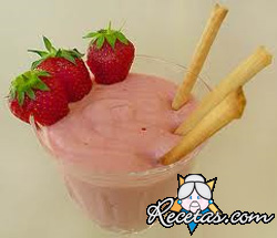 Crema de fresas