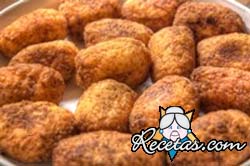 Croquetas de arroz y pescado