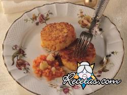 Croquetas de arroz y coliflor