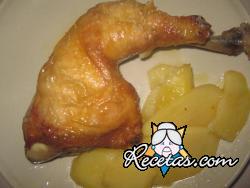 Cuartos de pollo al limón