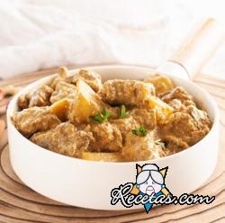 Curry de ternera y patatas