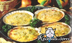 Coquilles al gratén