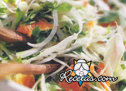 Ensalada de naranja, hinojo y rúcula