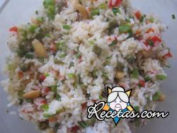 Ensalada de arroz con verduras