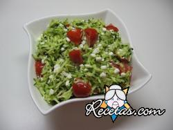 Ensalada de calabacines crudos