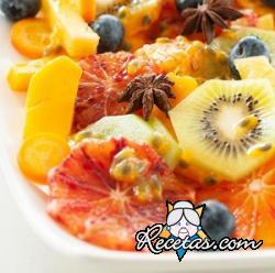 Ensalada de frutas especiadas