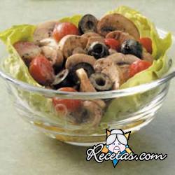 Ensalada de hongos