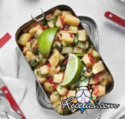 Ensalada de patatas especiada